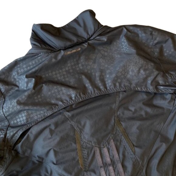 Adidas ClimaProof Convertible Fleece Lined Wind Jacket Women's M Blue - Picture 14 of 15